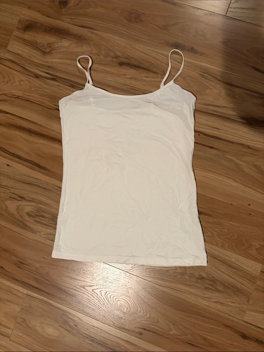 Halogen White Spaghetti-Strap Camisole